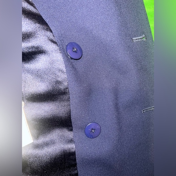 Ralph Lauren Purple Label Cadman Navy Cashmere Jacket See Measurements for Size - Picture 12 of 16